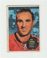 1961 Topps Bob Turner Hockey Card