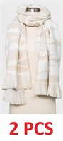 SIZE SMALL 2PCS A NEW DAY WOMEN'S BLANKET SCARF