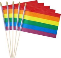 NEW Pride Rainbow Flags 50 Pack