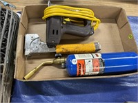 TORCH, STAPLER, ETC. LOT