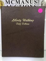 LIBERTY WALKING HALF DOLLARS (61) COINS  ALBUM