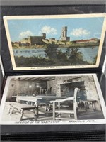 Binder of Old Canadian Postcards