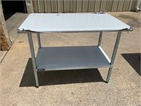 Never been used 48x30 stainless steel table NSF