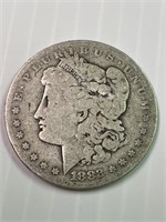 1882 O Morgan silver Dollar