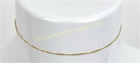 18K YELLOW GOLD FINE LINK NECKLACE