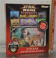 Star Wars stickers, unused