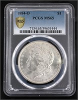 1884-O MS65 GEM Morgan Silver Dollar