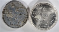 2 - 1976 MONTREAL OLYMPIC GAMES 10 $  SILVER '73