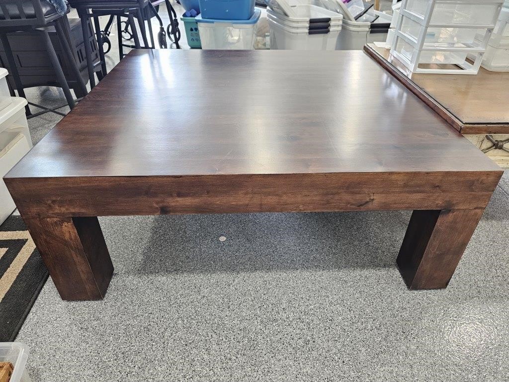 Large Wood Coffee Table