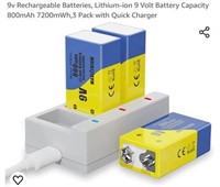 MSRP $21 Rechargeable Batteries & Charger