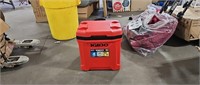 Igloo 60 Quart Cooler In Red With Rollers