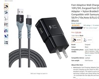 Fast Adaptive Wall Charger with USB-C Cable