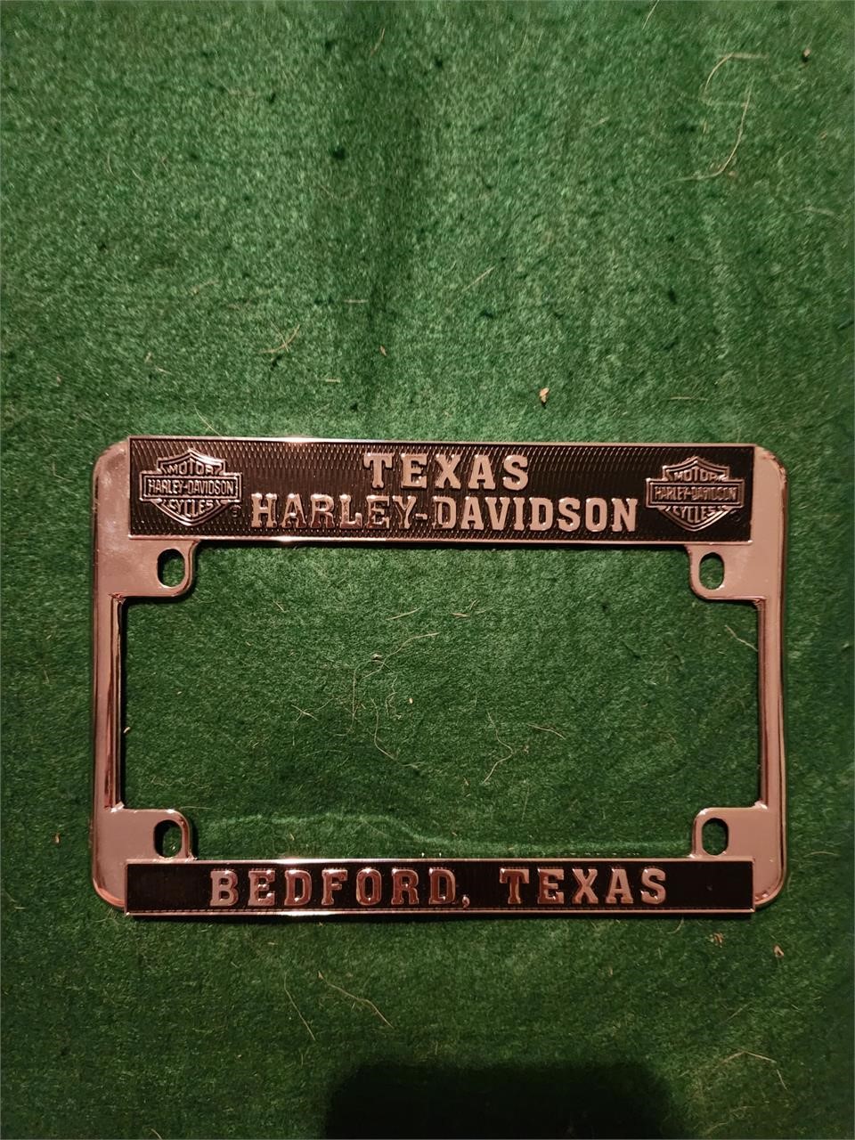 Texas HArley Davidson Metal License Plate