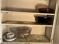 3 shelf contents misc bowls