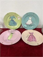 Set of 4 Chic Plates