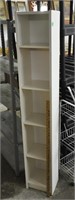 Particle board shelving unit,  10x8x60