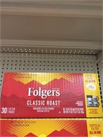 Folgers 30 filter packs coffee classic roast