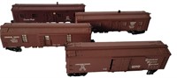 FOUR CANADIAN PACIFIC LIONEL TRAIN CARS