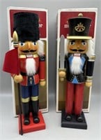 (2) Wooden Nutcrackers - 15inches