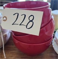 (4) Large Soup Bowls