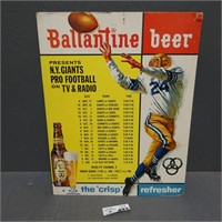 Ballantine Beer Giants Football Schedules