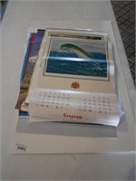 Vintage Seagram 1960''s Calendars, Royal Crown