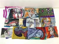 Picasso Scarves, Most Cotton by Marigold