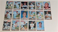 17 1970 Topps Baseball Team Set Angels