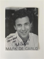 Mark De Carlo signed photo