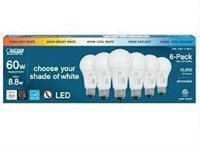 FEIT ELECTRIC 60W LED 6 PACK $38