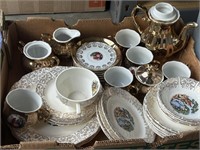 Victorian Style Gold Detail China Sets