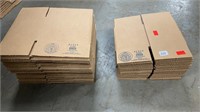 18- 6x4x4 & 16- 4x4x4 Cardboard Boxes