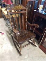 Nice Solid Pine Rocking Chair Well Made