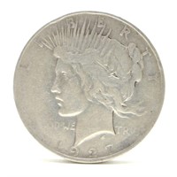 1927-D Peace Silver Dollar - VG