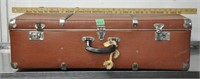 Large vintage light-weight luggage
