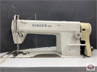 SEW MACH MAQ COSER, Head, motor and table SINGER