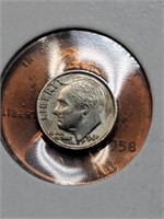Miniature 1965 Roosevelt Dime