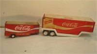 Two Buddy L Coca Cola Trailers