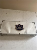 Auburn grilling utensils in case.
