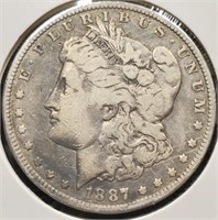 1887-O Morgan $1 Silver Dollar Coin