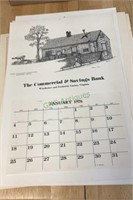 Vintage Winchester calendars from 1972 and 1976