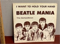 Vintage Vinyl Record-Beatle Mania-The Schoolboys