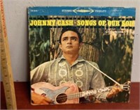 Vintage Vinyl Record-Johnny Cash-Songs of our soul