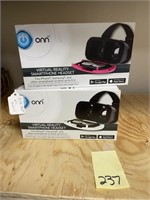 Qty 2 Virtual Reality Smartphone Headsets