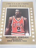 Michael Jordan 1984 USA Gold/White Rookie