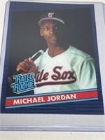 Michael Jordan Rated Rookie Baseball Card