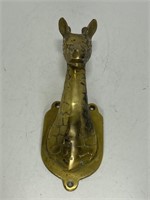 Vintage Brass Girraffe HAT HOOK, Coat Hook