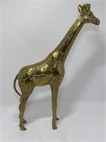 Solid Brass VTG Giraffe Statue 11.5"