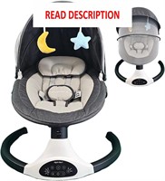 Baby Swing  Bluetooth  5 Speeds light grey