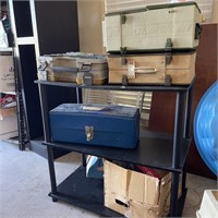 Shelf w/ Fishing Items & More-Saturday Only Pickup